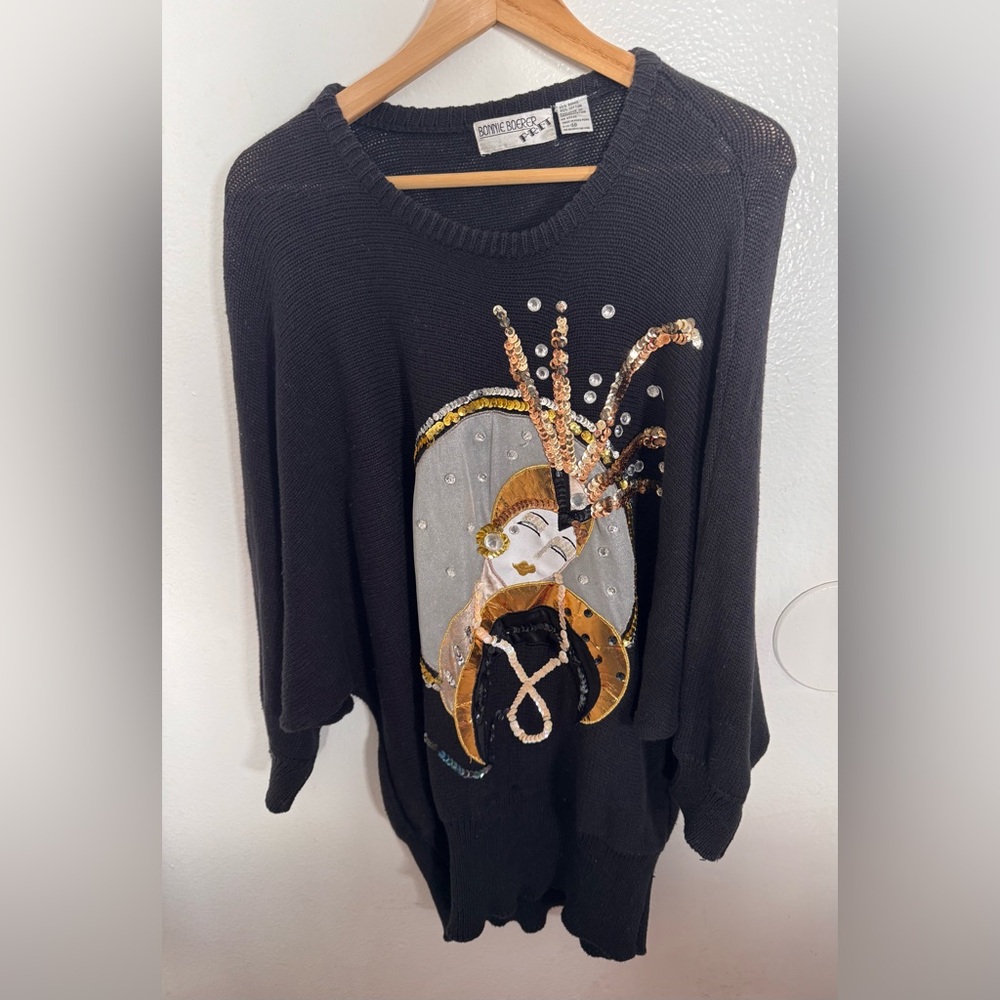 Vitange Bonnie Boerer PRET Art Devo Sweater size Medium